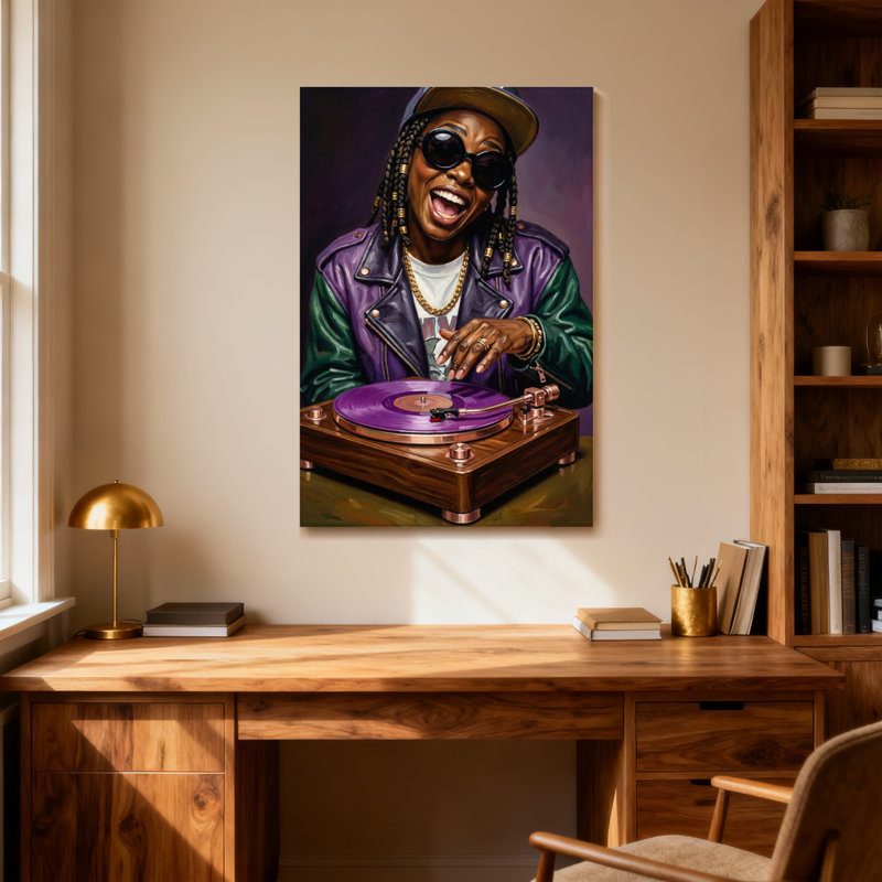 Platine vinyle Fashion DJ, H 18 po x l 12 po