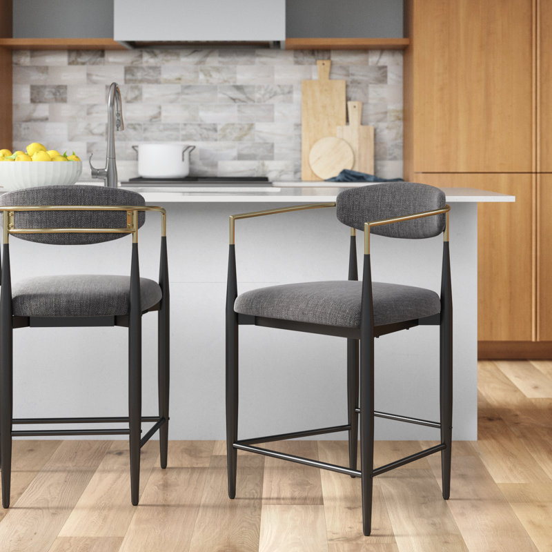 Maconay Upholstered Counter Stool - Set of 2