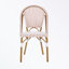 Ensemble de 2 chaises d'extérieur en rotin avec pieds robustes