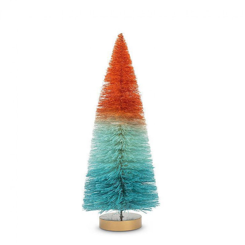 Figurine ombrée, Bleu / Orange