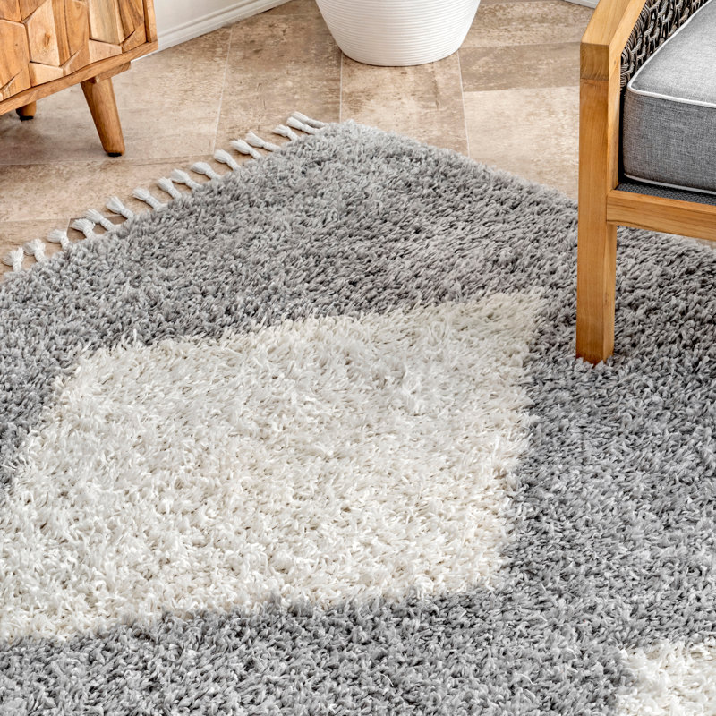 Tapis carré gris Herald, Rectangle 5 pi 3 po x 7 pi 7 po