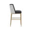 Alexandro Upholstered Stool with Metal Frame-1150812285