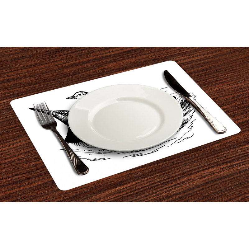 Polyester Animals/Nature Rectangle Placemat