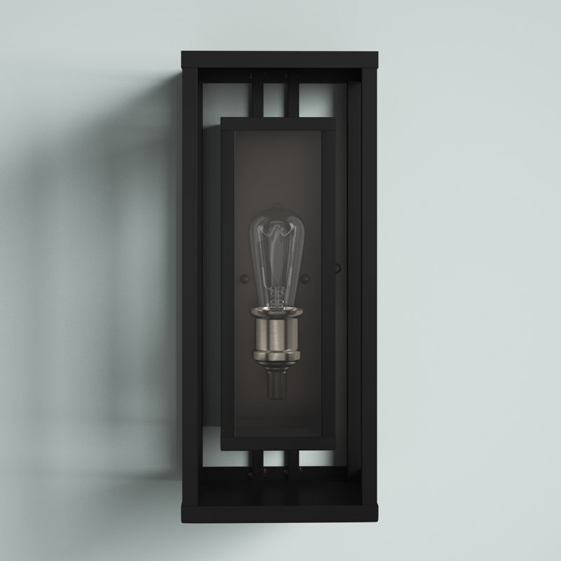 Ignacio Wall Light, Black, 13" H x 5.25" W x 6" D