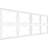 36.25'' H x 94.5'' W x 0.38'' D Expanded Cellular PVC Wainscot Panelling