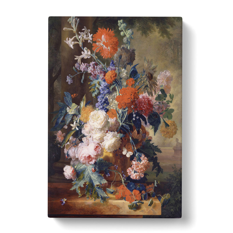 Still Life With Flowers Vol.3 by Jan Van Huysum - Wrapped Canvas Painting, 76cm H x 50cm W x 3cm D