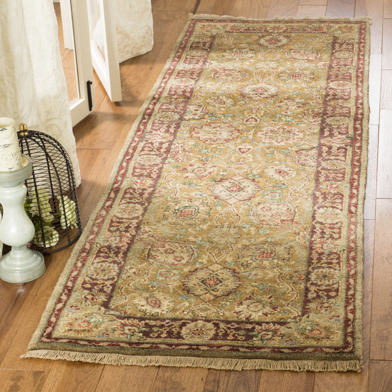 Tapis oriental en laine Vera, Tapis de couloir 2 pi 6 po x 10 pi