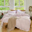 Ensemble de housse de couette à volants Gingham, ensemble de housse d'édredon à carreaux en microfibre prélavée-126276602-126276605
