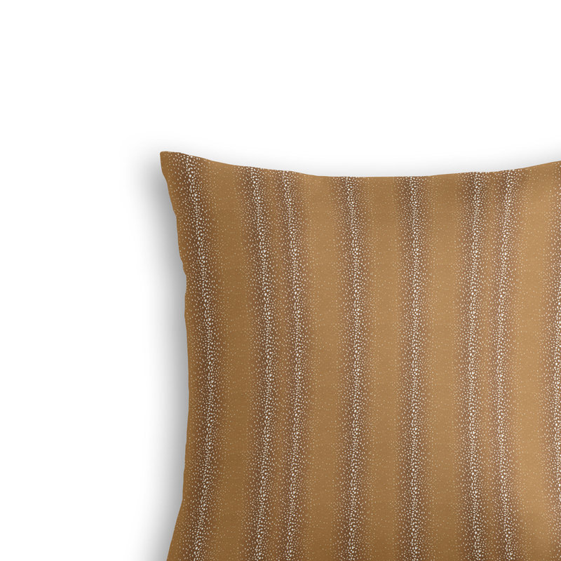 Housse de coussin carré en polyester Polonius, 18 po x 18 po