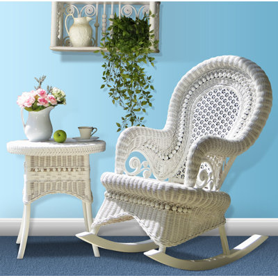 Chaise berçante bamey