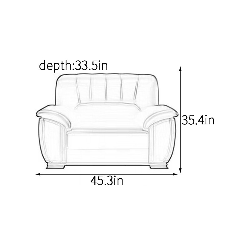 Fauteuil d'appoint classique moderne et luxueux
