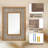 Rectangular Mirror with Textured Wooden Frame-90317191