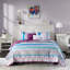 Ensemble de courtepointe réversible double / grand avec coussins décoratifs