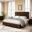 Base de lit en bois massif