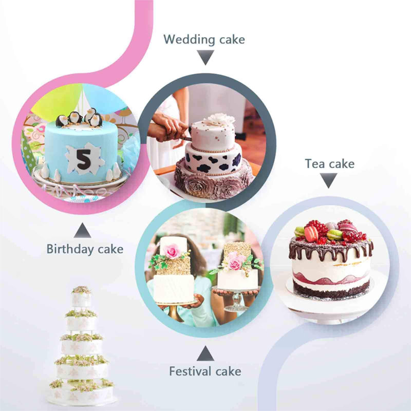 Stainless Steel Round Non-stick Baking Tier Cake Pans Set