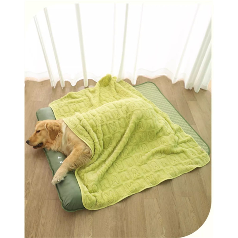Couverture moelleuse en coton