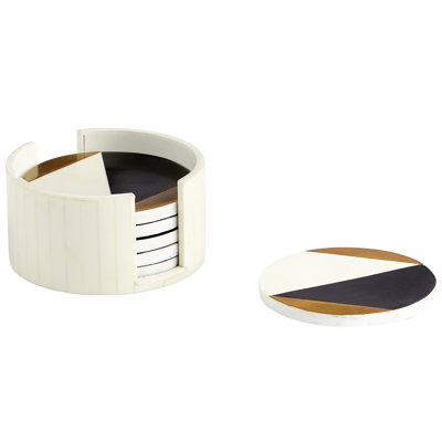 Ensemble de sous-verres avec porte-verres Modametric