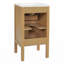 Armoire de salle de bain 18 po avec rangement, solution pour petit espace avec lavabo en céramique, tablette réglable