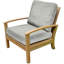 St. Lucia Teak Outdoor Lounge Chair-520615893