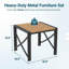 Table de bout carrée pour l'extérieur