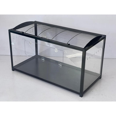 Hamster Cage,Metal Large Rat Cage Stackable With Top Access,Ventilated Pet Mouse Cages With Front Door,Portable Hamster House For Rats, Guinea Pigs,20.5In
