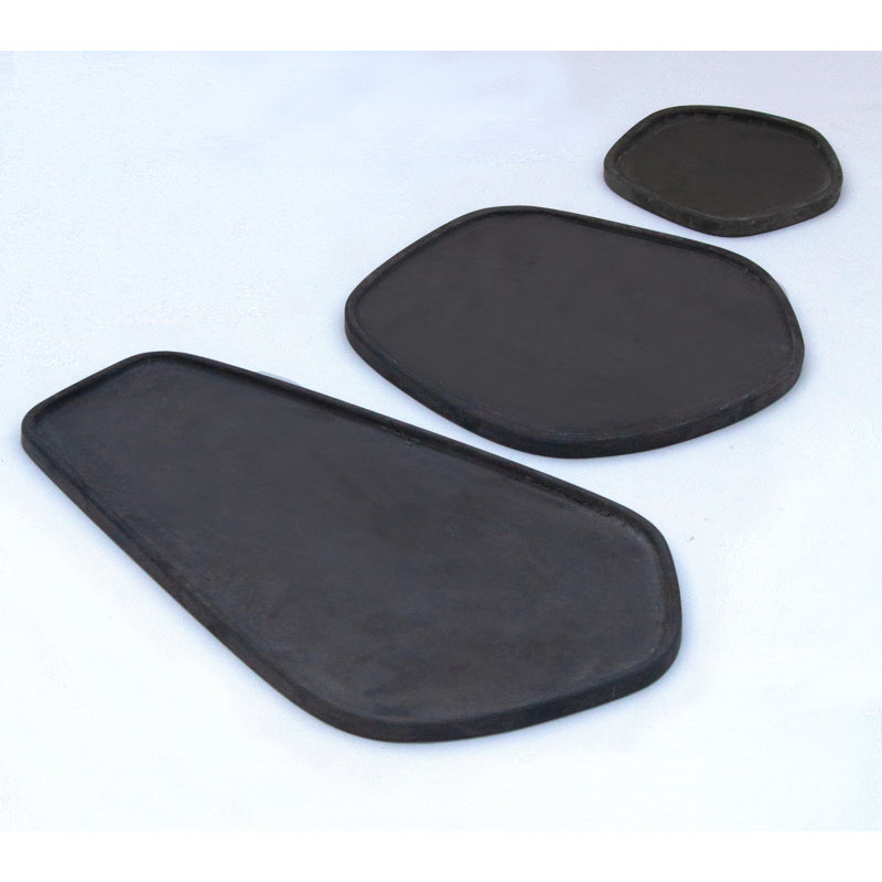 Marble Platter, Dark Gray