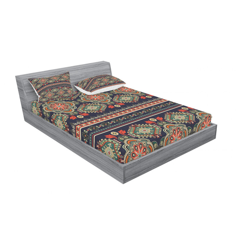 Microfiber Sheet Set, Full Sheet Shet with 2 Pillowcases