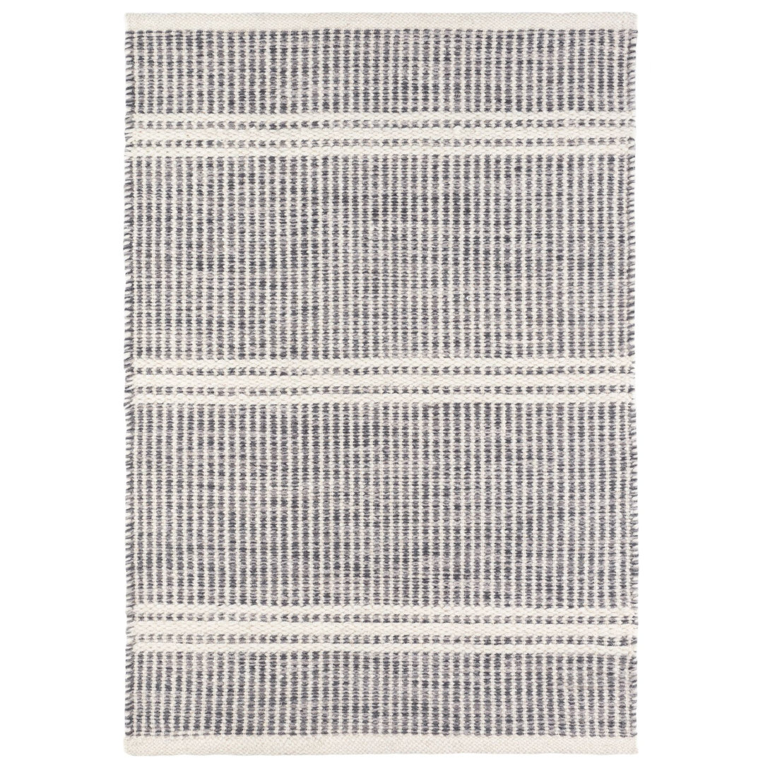 Malta Grey Handwoven Wool Rug Dash and Albert Rugs Rug 