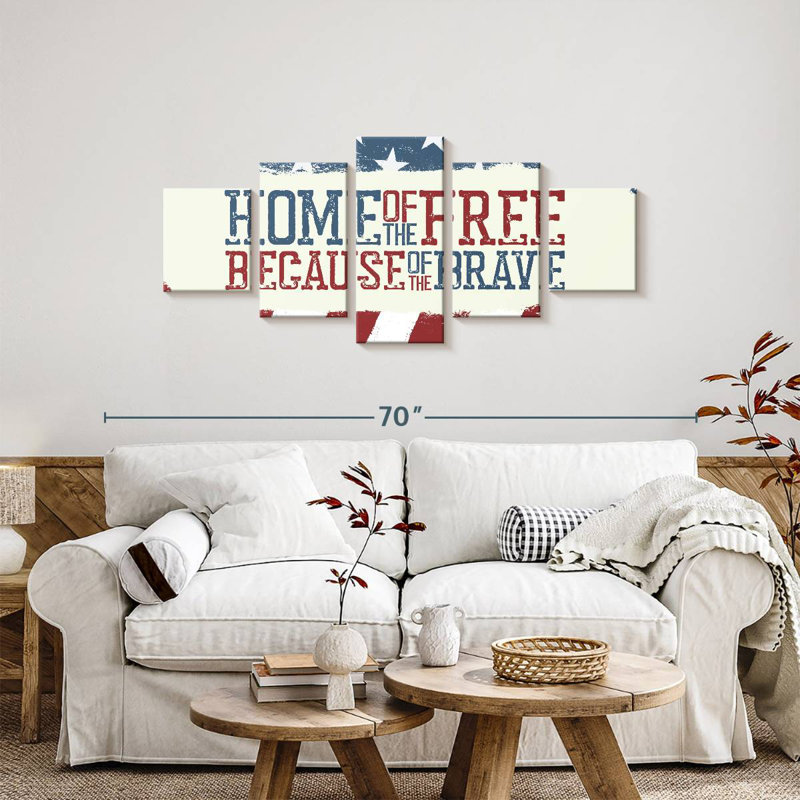 American Home Of The Free, H 24 po x l 55 po