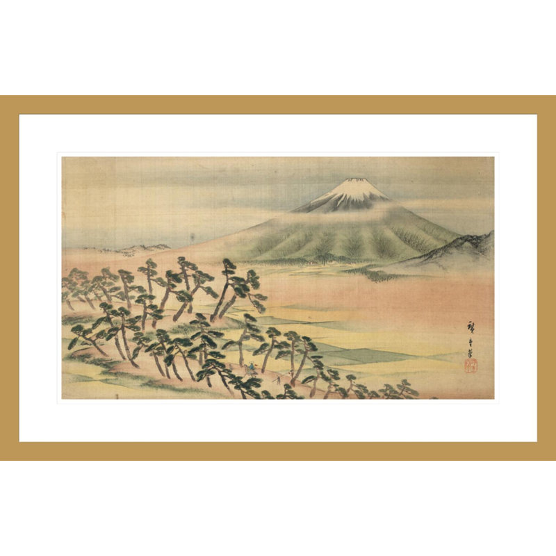 Fūkeiga by Andō Hiroshige -Framed Giclee Print, 19.4" H x 29.5" W
