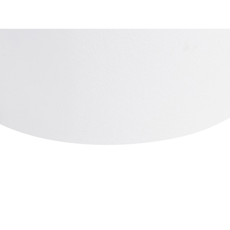 MANTI MDF Pedestal Table Set , White, White