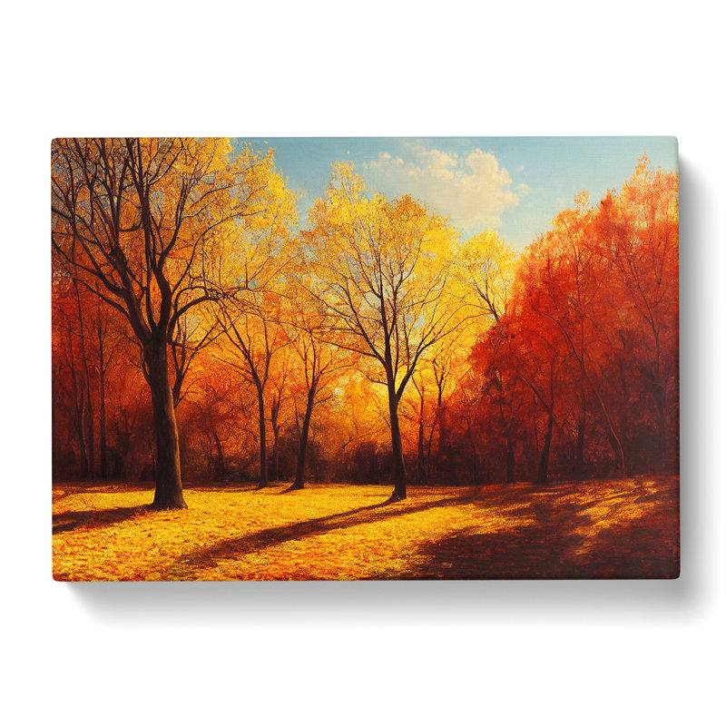 Sensational Autumn Forest - Wrapped Canvas, 35cm H x 50cm W x 3cm D