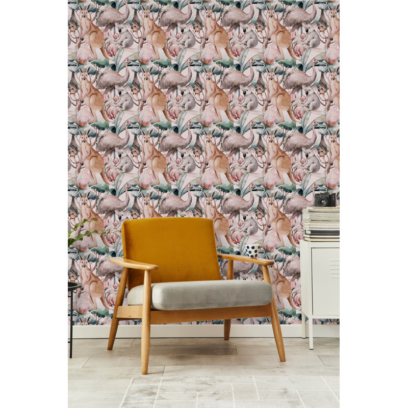 Panneau de papier peint Ericson, L 18,75 po x L 25 po, Vinyle
