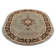 Belliere Medallion Kashan Light Blue Traditional Rug