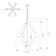Shaw 6 - Light Geometric Chandelier