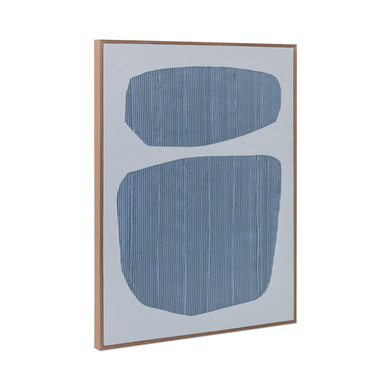 Uma Framed Painting Deep Purple Palette, Blue