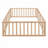 Wood Daybed Frame with Fence-591128211-591128212
