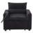 36.14'' Wide Modern Convertible Sleeper Sofa Bed With Phone Holder And Cup Holders-854295096