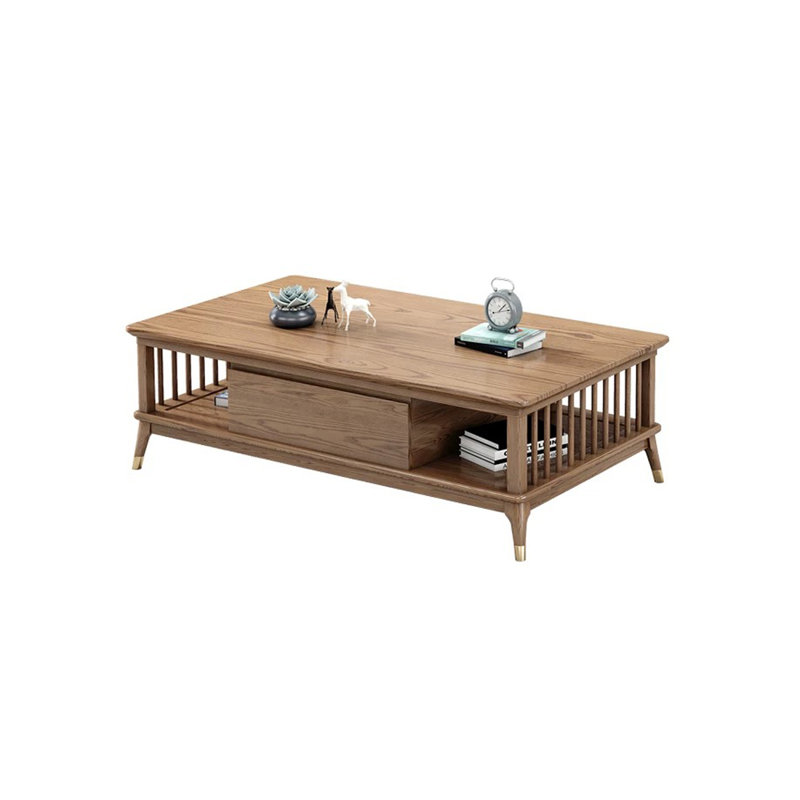 Modern Solid Ash Wood Coffee Table