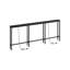 200 cm W Console Table