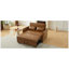 Canapé-lit convertible de 51,57 po, fauteuil ajustable surdimensionné avec 3 ports USB, peu encombrant pour les petits appartements, salon, chambre à coucher, brun-129030391