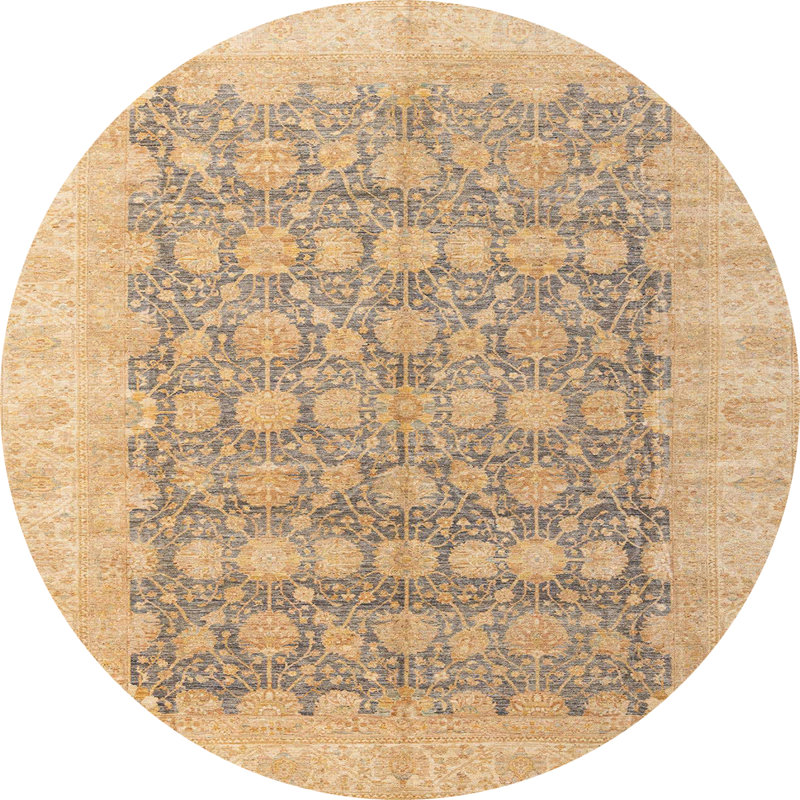 Southwestern Indoor Rug, Round 4'