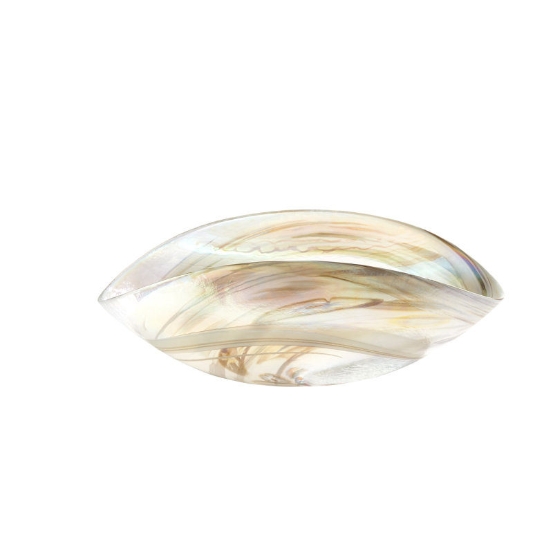 Maura Oval Bowl-Lg, 6" H x 16" W x 9.50" D