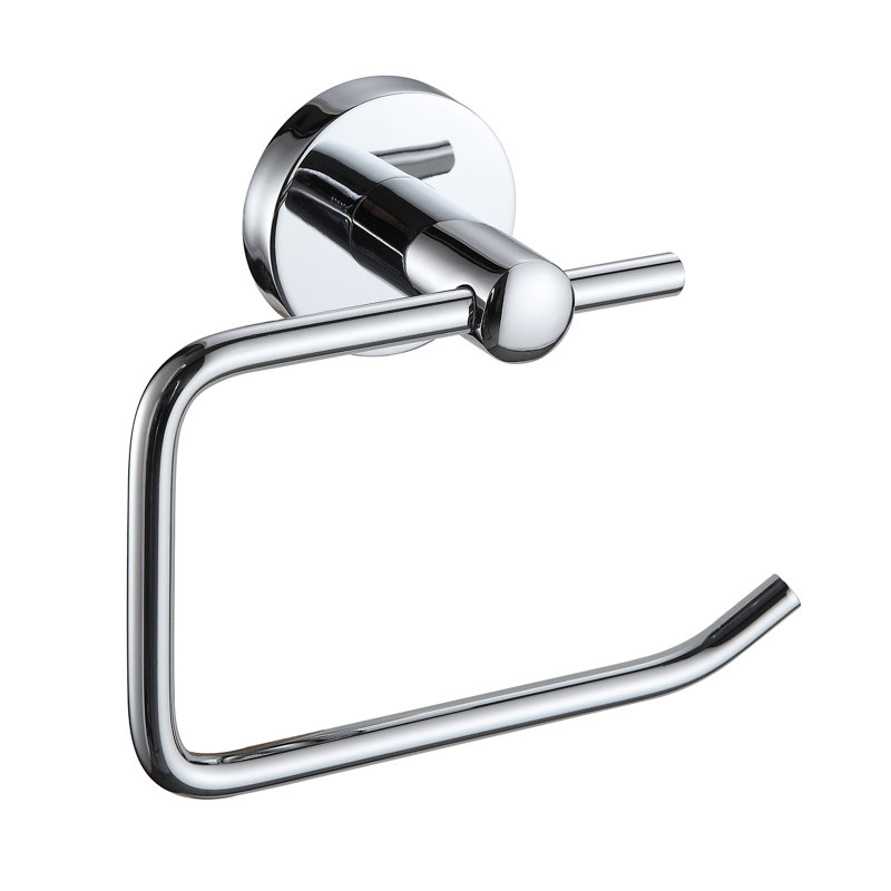Abhainn Wall Mounted Toilet Paper Holder, Chrome