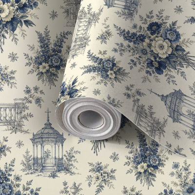 Papier peint auto-adhésif Toile de jouy