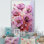 Lilas lumineux, pavot mauve IV - coquelicots, art mural