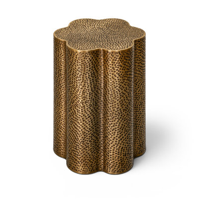 Lotus Brass Iron End / Side Table