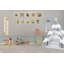 Blue Elephant 121.92cm W x 121.92cm D Indoor Canvas Triangular Play Tent-282910110