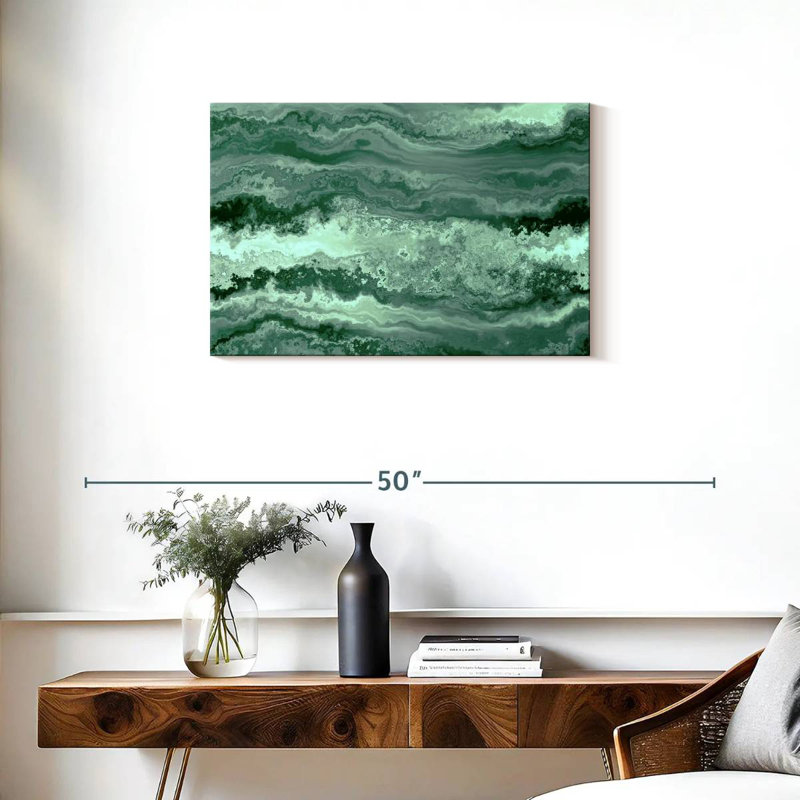 Abstrait en malachite poli Avery