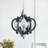 Suspended luminaire with adjustable chain